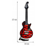 Elektrická gitara -červená